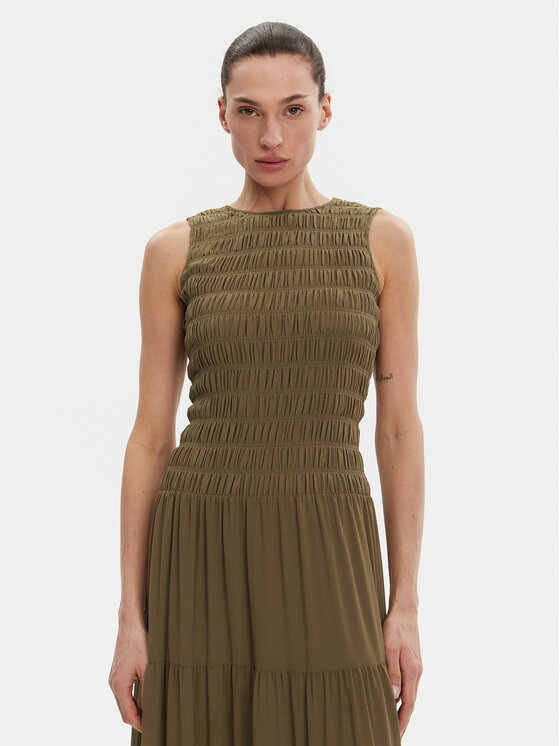 MICHAEL Michael Kors MICHAEL Michael Kors Letní šaty MS582VF7R3 Khaki Regular Fit
