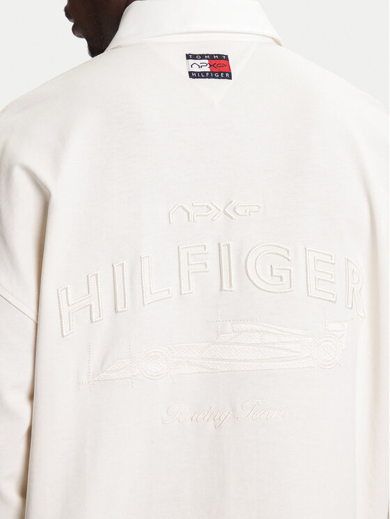 Tommy Hilfiger Tommy Hilfiger Džemperis F1 Movie Rugby MW0MW41388 Smėlio Regular Fit