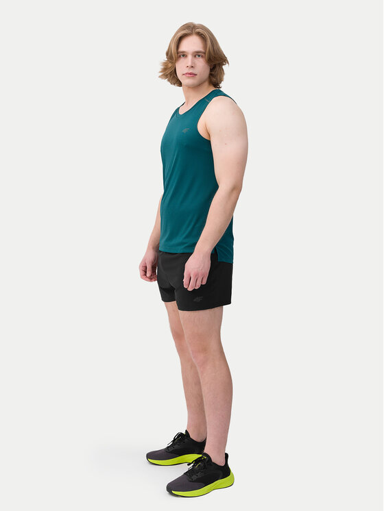 4F 4F Sportske kratke hlače 4FWSS24TFSHM489 Crna Regular Fit