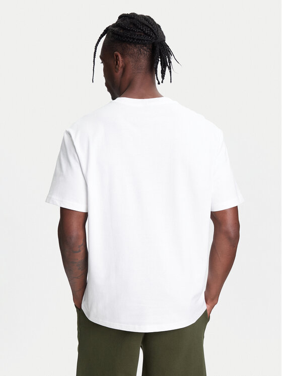 United Colors Of Benetton United Colors Of Benetton T-Shirt 3MI6U109O Biały Oversize