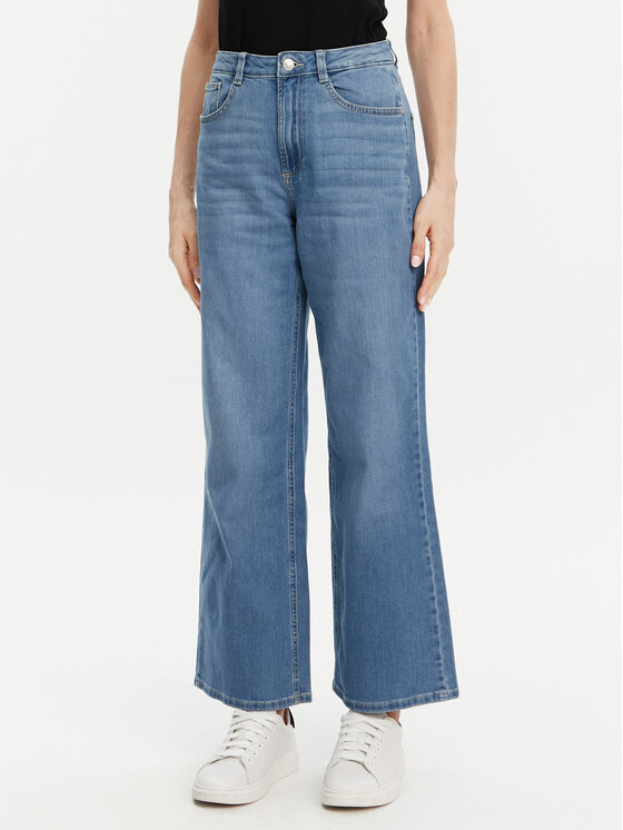 Tom Tailor Tom Tailor Jeansy 1043509 Modrá Wide Leg