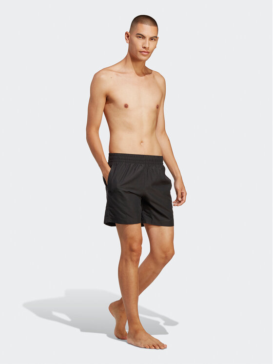 adidas adidas Pantaloni scurți pentru înot Originals Essentials Solid Swim Shorts HT4411 Negru Regular Fit