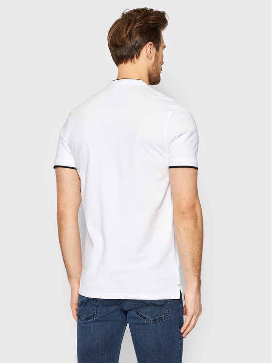 Jack&Jones Jack&Jones Tricou polo Paulos 12199711 Alb Regular Fit