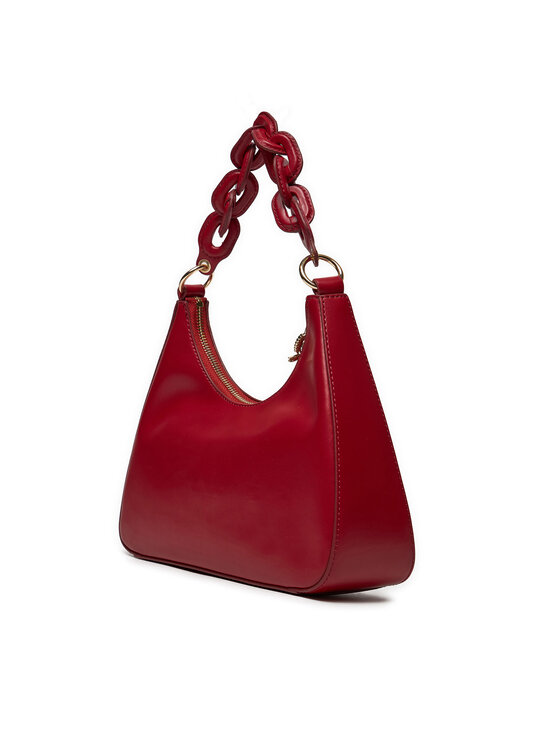 Tommy Hilfiger Handtasche Soft Leather Shoulder Bag AW0AW16293 Rot Modivo