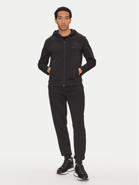 BOSS BOSS Mikina Saggy 50530020 Černá Regular Fit