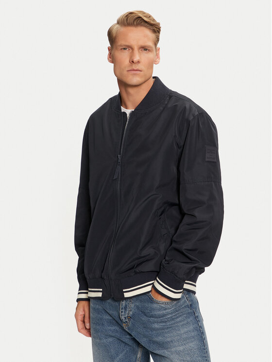 Mustang Mustang Bunda bomber Limon 1015603 Tmavomodrá Regular Fit