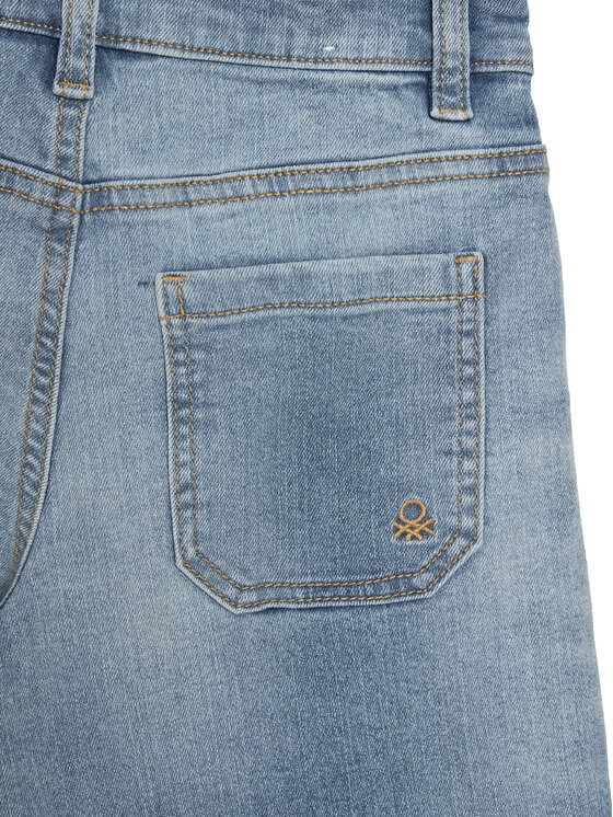United Colors Of Benetton United Colors Of Benetton Kratke traperice 4PORC903I Plava Straight Fit
