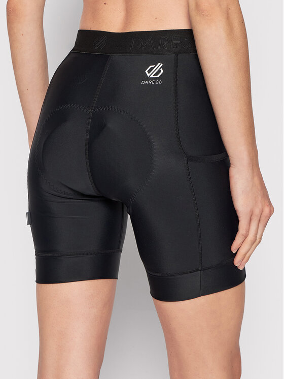 Dare2B Dare2B Szorty rowerowe Prompt DWJ520 Czarny Slim Fit