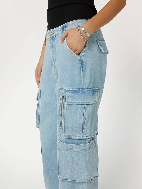 Guess Guess Jeansy 166843 Niebieski Relaxed Fit