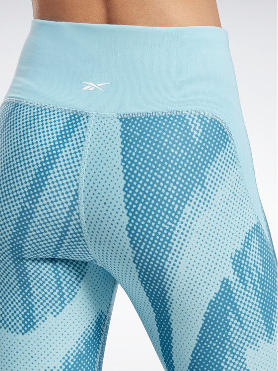 Reebok Reebok Legginsy Lux Perform HA4373 Niebieski Slim Fit