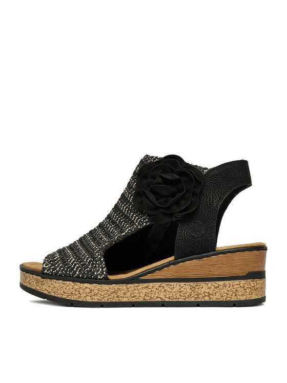 Rieker Rieker Sandales CEO-63791-01 Melns