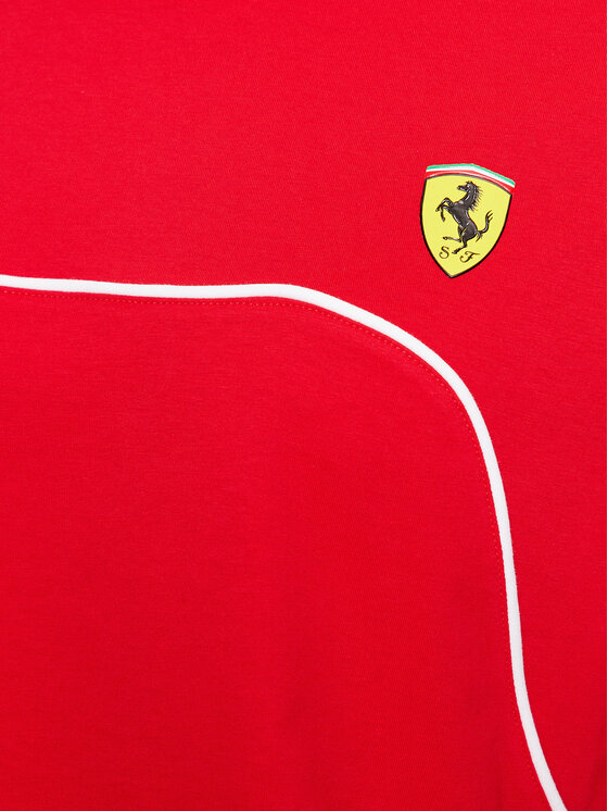 Puma Puma Тишърт Ferrari Race 620946 Червен Regular Fit