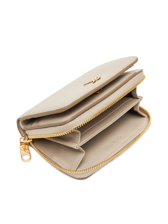 Calvin Klein Calvin Klein Kis női pénztárca Minimal Monogrm Lthr Med Flap Zi LV04F1064G Barna