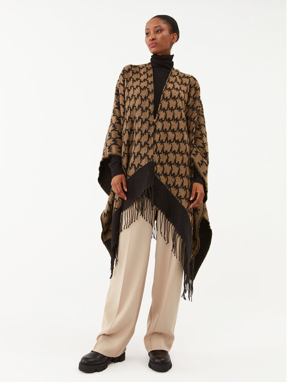 MICHAEL Michael Kors MICHAEL Michael Kors Ponczo 29539502 Beżowy Regular Fit