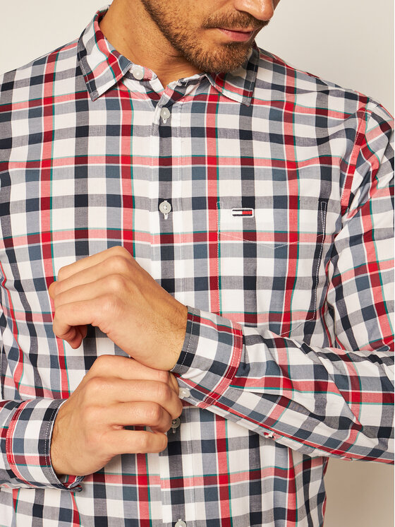 Tommy Jeans Košile Tjm Faded Checks 