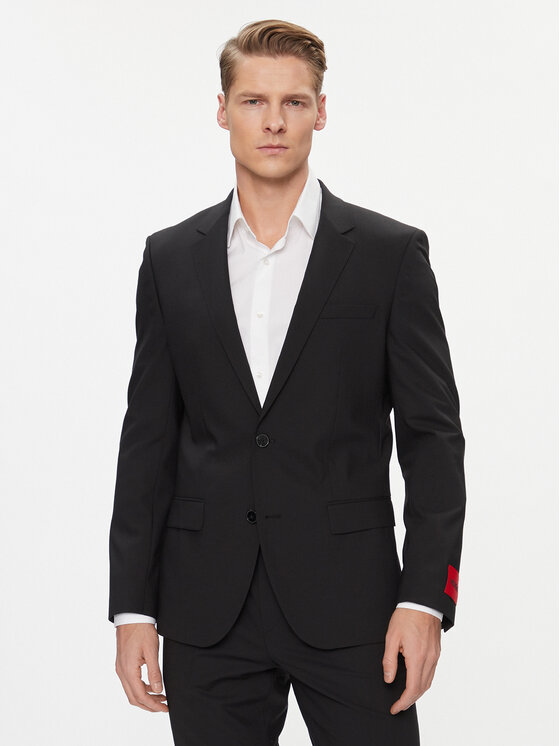 HUGO Hugo Ülikond Henry/Getlin232X 50500239 Must Slim Fit