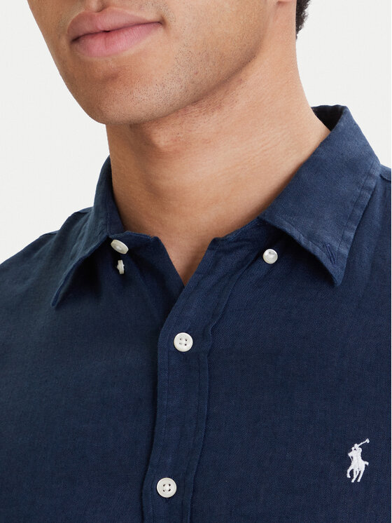 Polo Ralph Lauren Polo Ralph Lauren Πουκάμισο 710968915506 Σκούρο μπλε Regular Fit