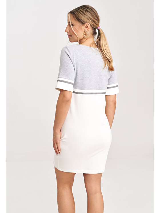 FIGL FIGL Vestito da giorno M1028 Écru Regular Fit