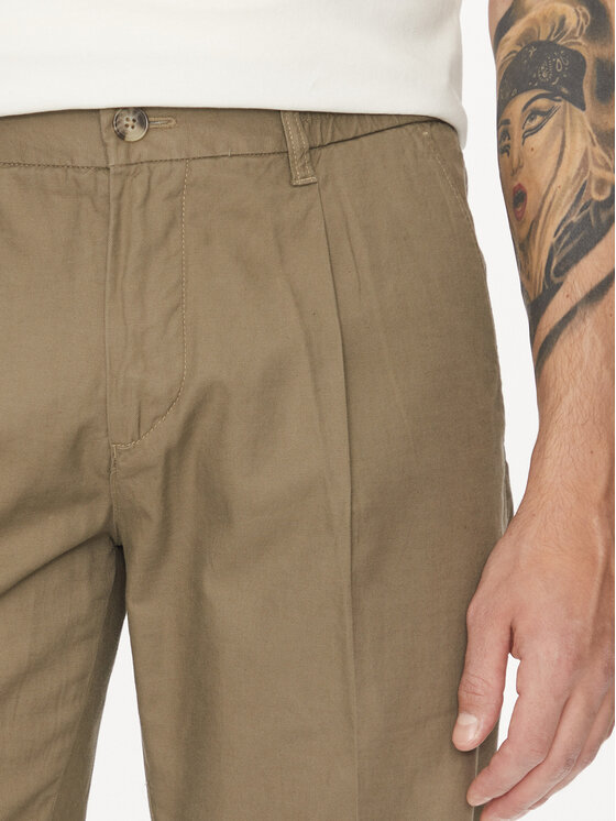 Marc O'Polo Marc O'Polo Chinos 523 1340 10134 Zöld Tapered Fit