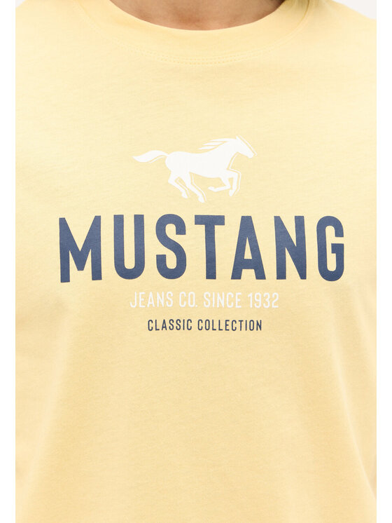 Mustang Mustang T-shirt AUSTIN Giallo Regular Fit