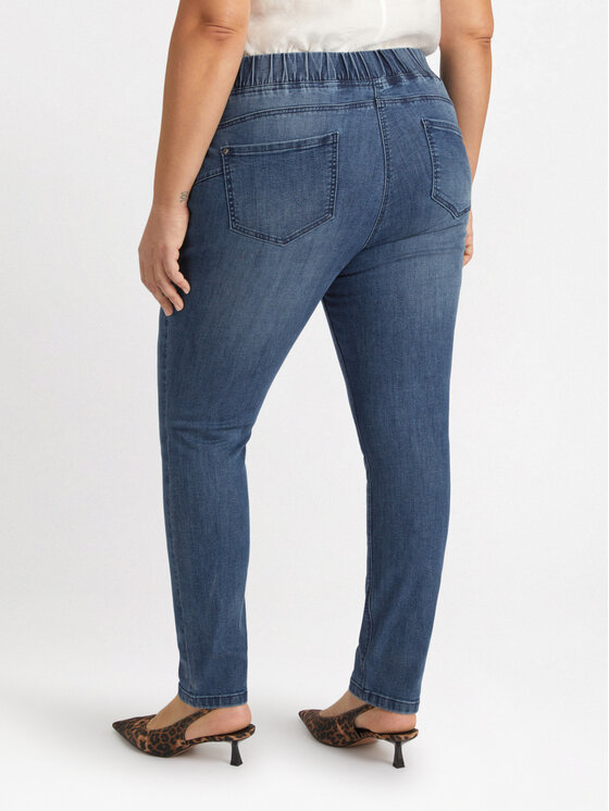 Fiorella Rubino Fiorella Rubino Jeansy P482T504754N024 Turkusowy Skin Fit