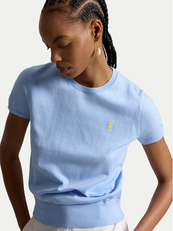Polo Ralph Lauren Polo Ralph Lauren T-shirt 211971872504 Azzurro chiaro Slim Fit