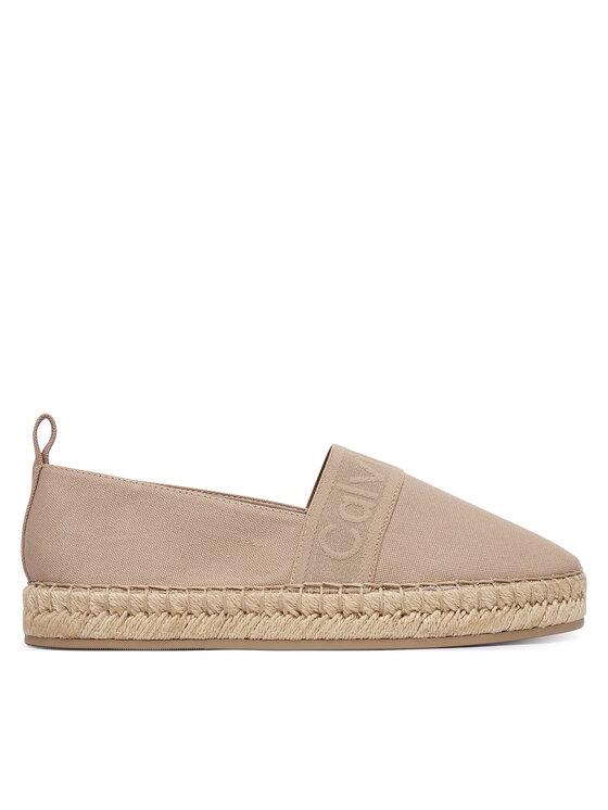 Calvin Klein Calvin Klein Espadrilky Logo Webbing HW0HW02934 Béžová