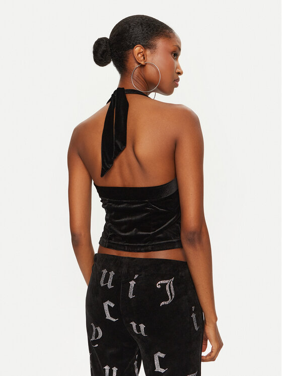 Juicy Couture Juicy Couture Top Diane JCBCT224834 Černá Slim Fit
