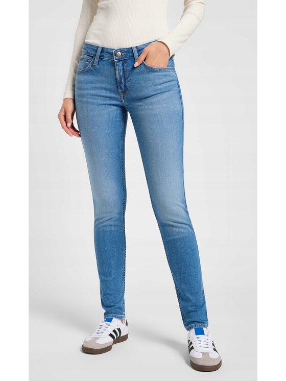 Lee Lee Jeansy Scarlett Niebieski Skinny Fit