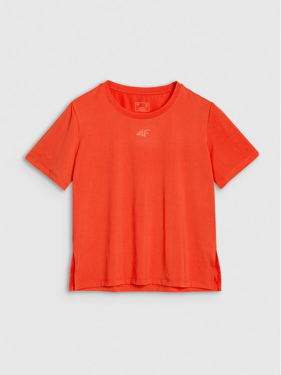 4F 4F Maglietta tecnica 4FRSS25TFTSF1236-62S Rosso Oversize