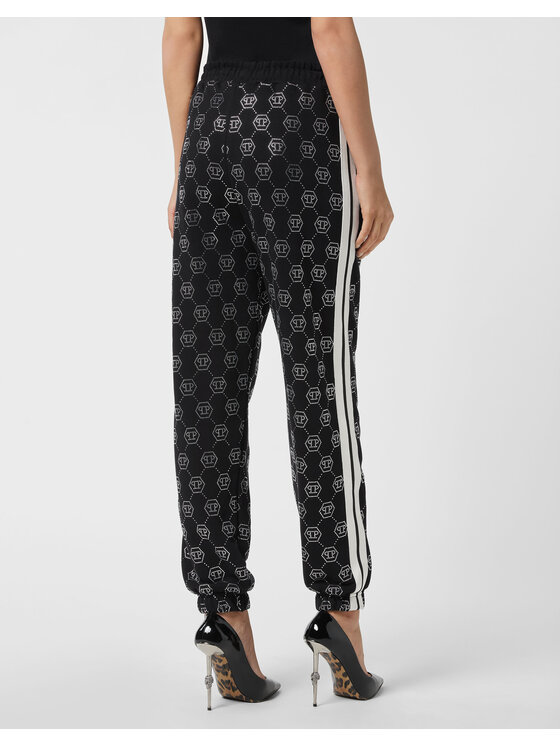 PHILIPP PLEIN PHILIPP PLEIN Spodnie dresowe 26351 Czarny Jogger Fit