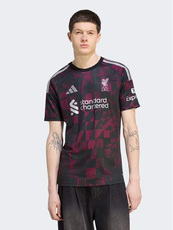 adidas adidas Koszulka techniczna 172145 Czarny Slim Fit
