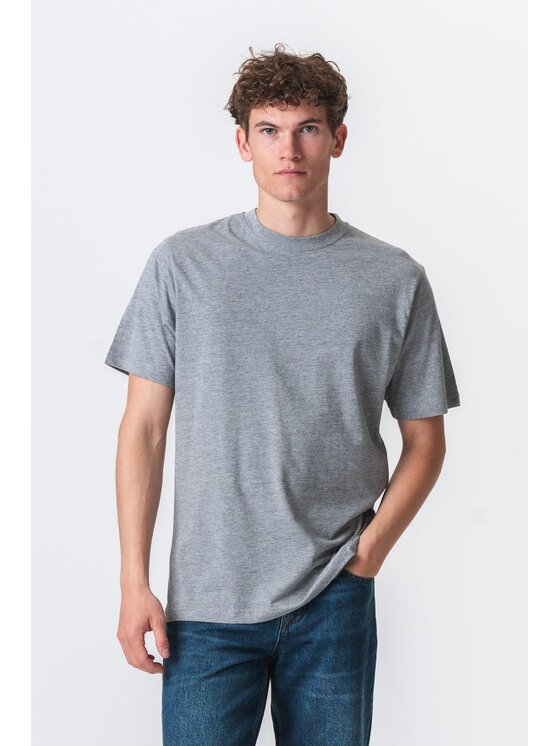 TeeShoppen TeeShoppen T-Shirt 'Oversized Collection' Szary Oversize