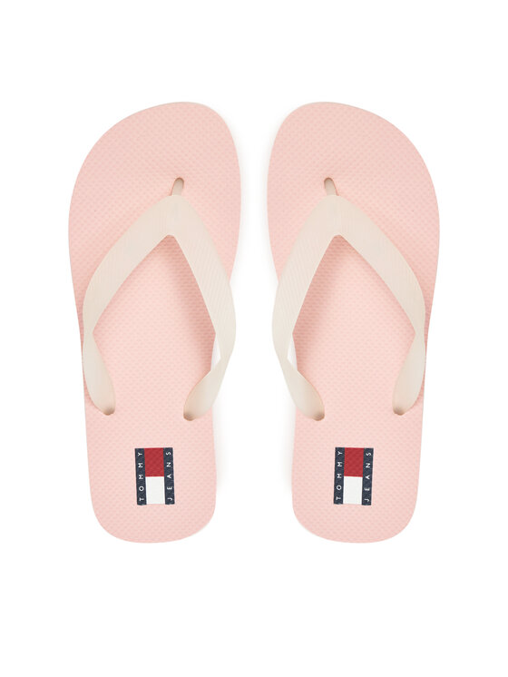 Tommy Jeans Žabky Tjw Logo Flip Flop EN0EN02447 Ružová