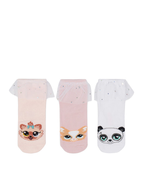 LITTLEST PET SHOP Șosete lungi CEO-ACCCS-SS26-303LPS(3-PACK) Colorat