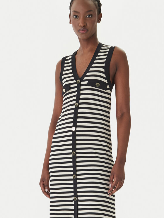 LOLA CASADEMUNT LOLA CASADEMUNT Strickkleid MS2616002 Schwarz Regular Fit