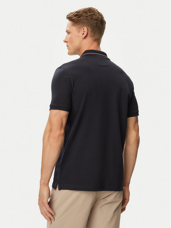 Beverly Hills Polo Club Beverly Hills Polo Club Polo P-SS26M-P450111 Granatowy Regular Fit