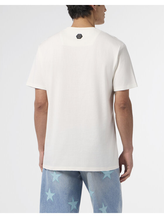 PHILIPP PLEIN PHILIPP PLEIN T-Shirt 29877 Biały Regular Fit