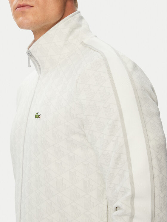 Lacoste Lacoste Μπλούζα SH1368 Κρεμ Regular Fit
