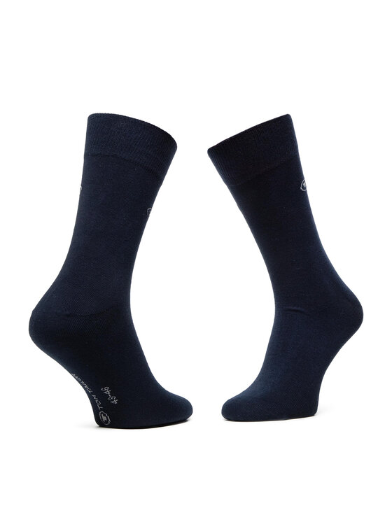 Tom Tailor Tom Tailor Garās zeķes 90255C Tumši zils