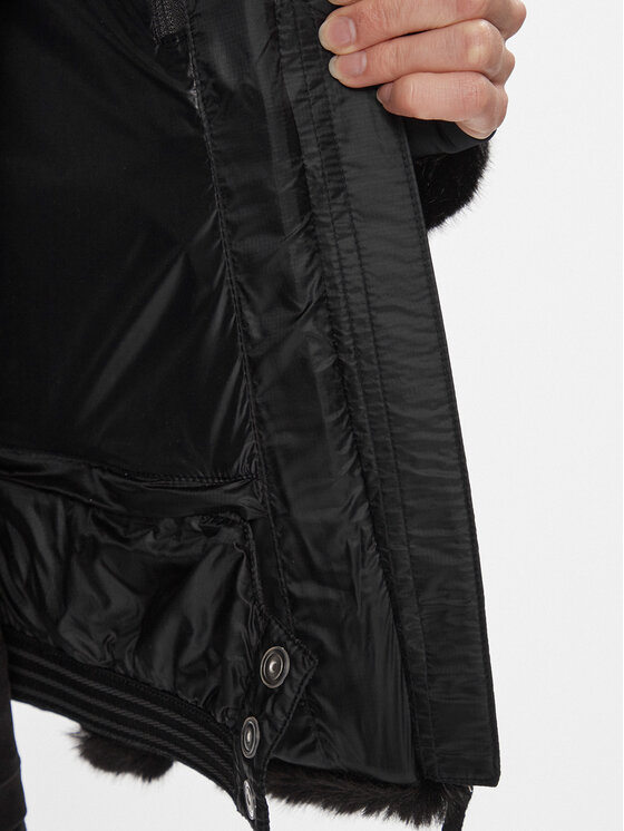 Rossignol Rossignol Pehelykabát Milly RLJWJ41 Fekete Slim Fit