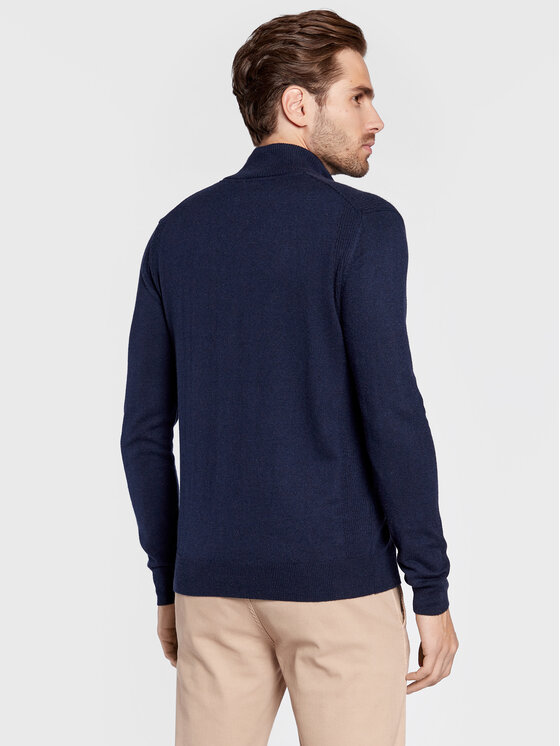 Cardigan Peers M2BR07 Z3142 Blu scuro Regular Fit