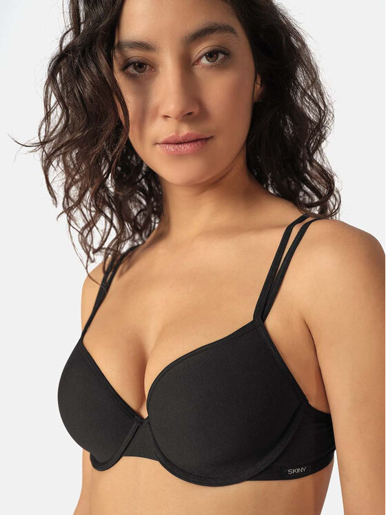 Skiny Skiny Podprsenka s kosticemi 82415 Černá