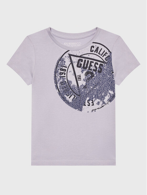 T-shirt N3GI16 K8HM0 Viola Regular Fit