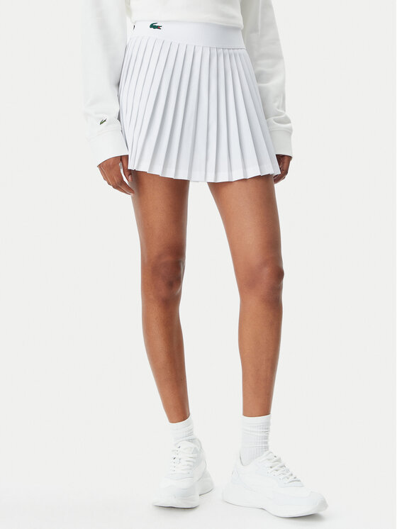 Lacoste Lacoste Tenisové šaty JF8594 Biela Regular Fit