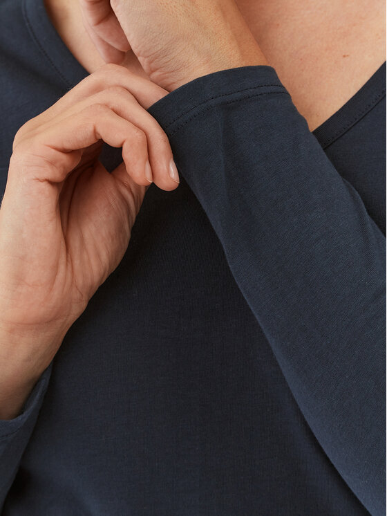 Pepe Jeans Pepe Jeans Μπλουζάκι Corine PL505306 Σκούρο μπλε Regular Fit