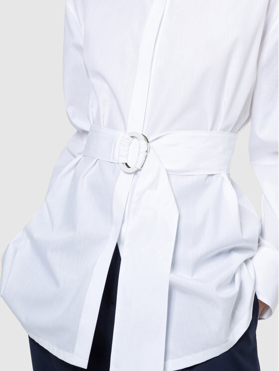 HUGO Hugo Camicia Evey 50439489 Bianco Relaxed Fit
