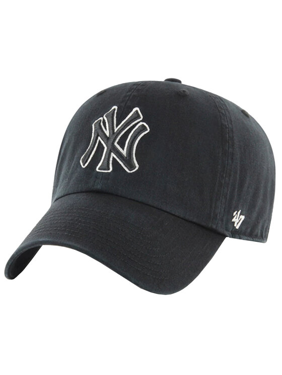 47 Brand 47 Brand Cappellino New York Yankees MLB Clean Up Cap Nero