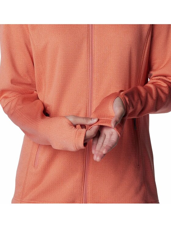 Columbia Columbia Bluza 195971 Pomarańczowy Regular Fit