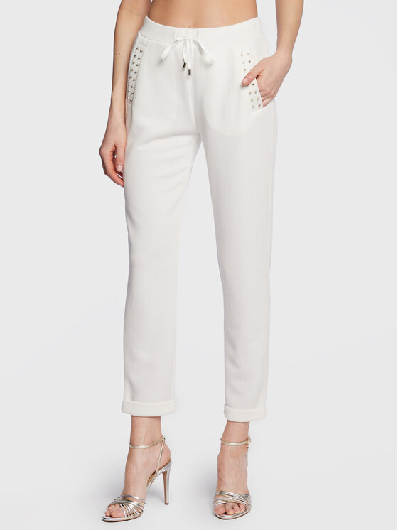 Pantaloni da tuta TA3084 JS178 Bianco Regular Fit
